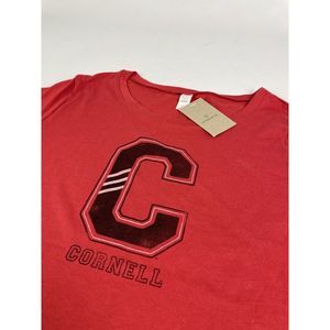 Cornell Big Red Block C Medium M Red Short Sleeve T Tee Shirt NEW‎ Alternative